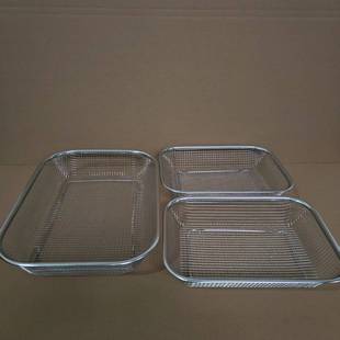 筷子蓝不锈钢沥水篮方形漏洗菜篮厨房置物架网篮水果篮果盘沥水盆