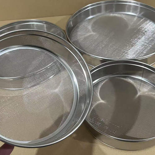 不锈钢加厚圆形商用面粉筛40目