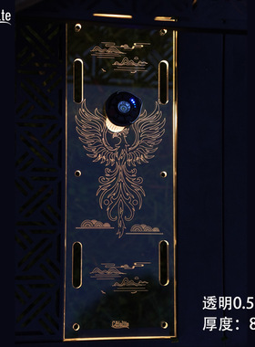 户外IGT桌发光单元板透明亚克力轻量化桌板露营桌gz灯配件38灯架
