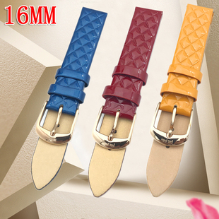 原装 FOLLIE芙丽表带凌格真皮16MM适配WF1B005SP女手表配件 FOLLI