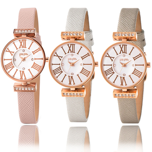 FOLLI 小巧秀气石英表防水女表 FOLLIE芙丽芙丽手表罗玛刻度时尚