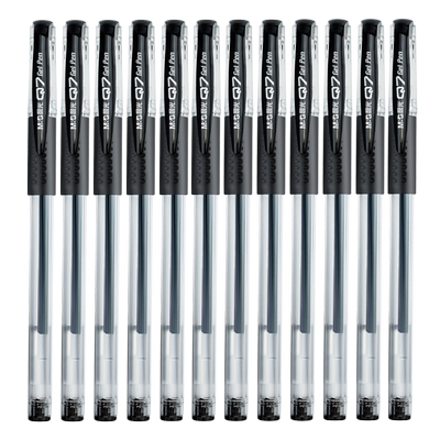 晨光官方q7中性笔黑色文具用品