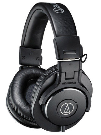 AudioTechnica铁三角M30X专用录音监听电脑有线头戴耳机官方正品