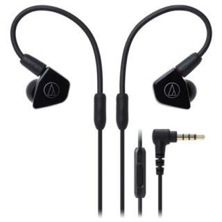 Audio Technica/铁三角 ATH-LS50iS官方带麦入耳式运动耳挂耳机