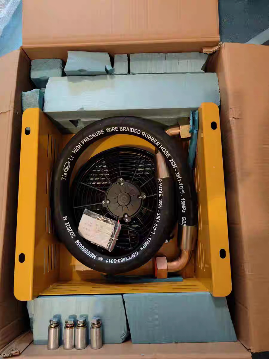 徐工吊车配件 液压油散热器XCT8/12加装液压油散热器总成