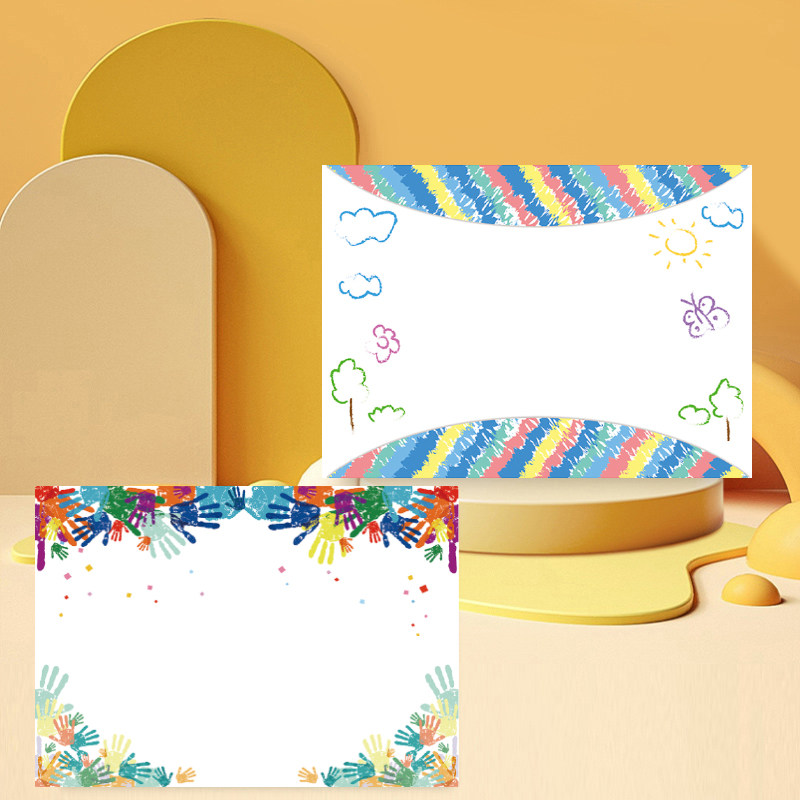 A4无抬头空白奖状157克铜版纸幼儿园小学可定制多款可选