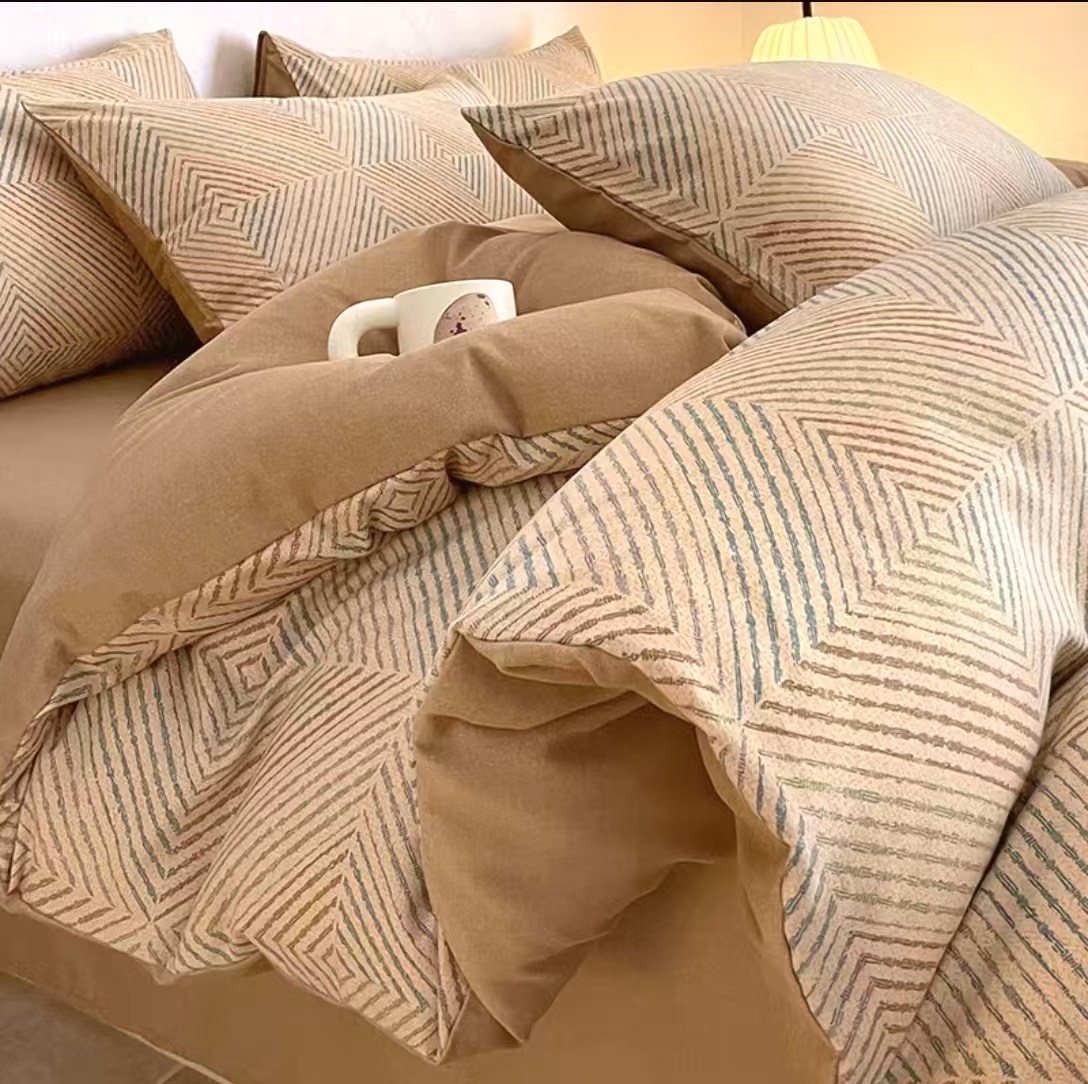 加厚单双人床单纯棉磨毛床笠定制