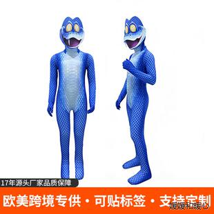 疯狂动物城cos蛇盖瑞儿童演出服cosplay服装角色扮演圣诞节扮演服