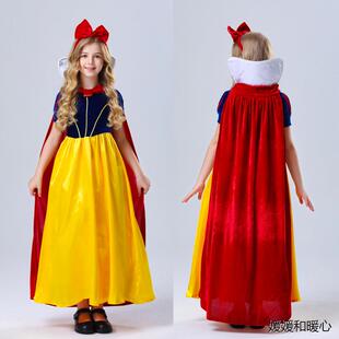 万圣节童话故事儿童白雪公主连衣裙舞台演出cosplay表演服装现货