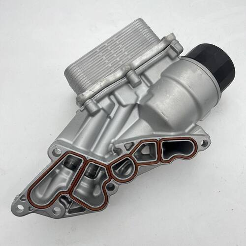 适用奔驰M272  S300 S350 GLK300 ML350 R300机滤底座机油散热器