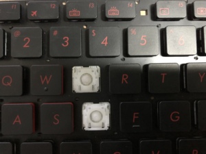 ASUS华硕飞行堡垒 FX53V FX63VD FX60 FX80笔记本键盘按键帽支架