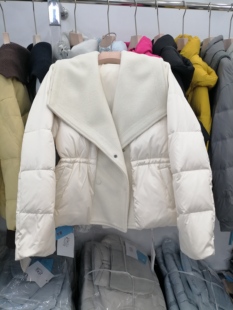 2025冬欧韩休闲白鸭绒羽绒服女短款小个子保暖洋气显瘦羽绒外套潮