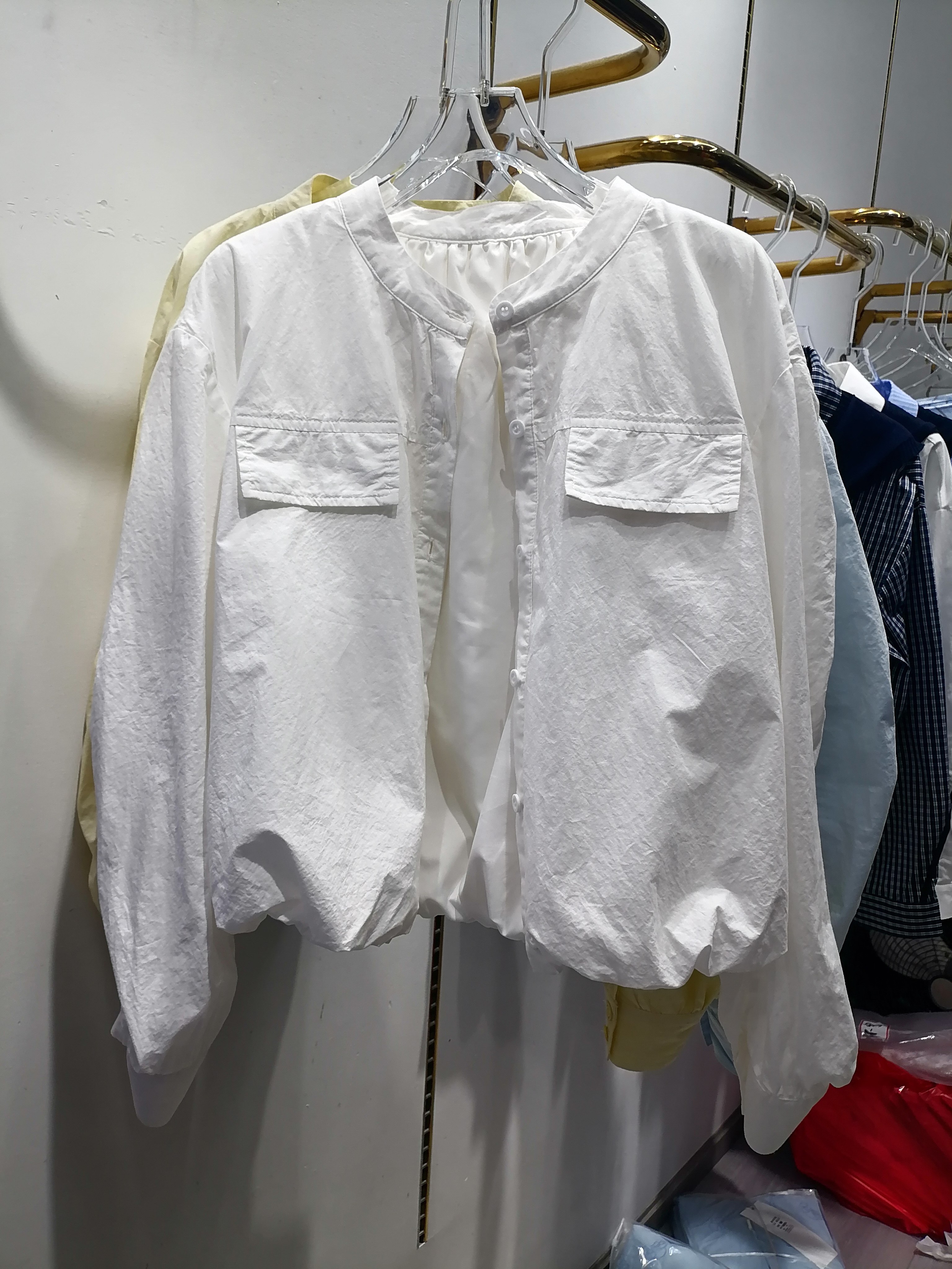 2026春欧韩时尚短外套女长袖宽松显瘦百搭休闲牛仔衬衫两件套潮