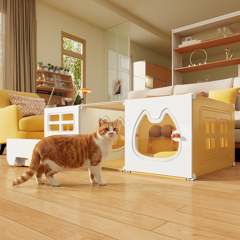猫窝猫别墅厕所一体猫柜猫笼子超大自由空间家用室内一室一厅一卫,宠物/宠物食品及用品,猫笼子/猫别墅,淘宝优惠券,粉丝福利购,淘宝优惠卷