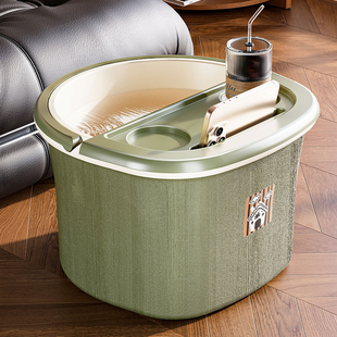 保温泡脚桶家用养生按摩洗脚盆冬天加厚儿童专用足浴桶高深过小腿