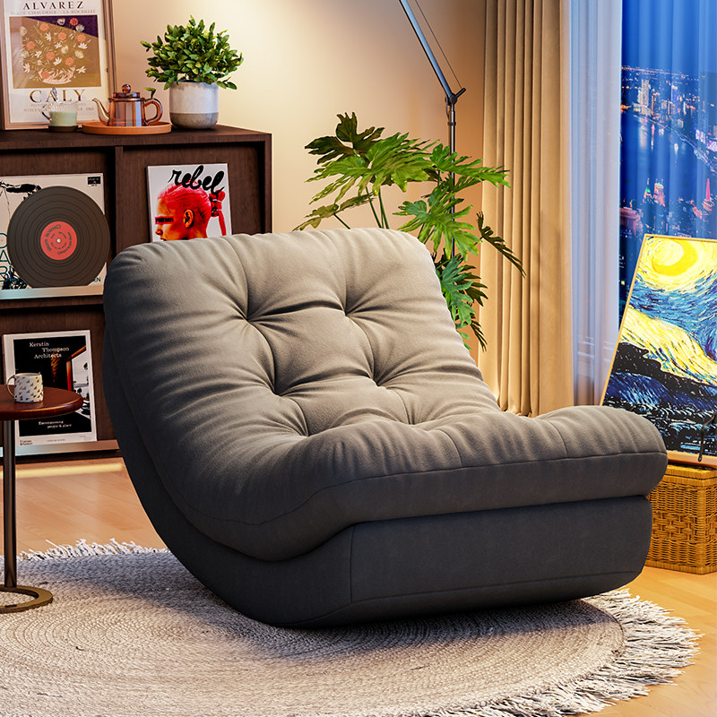 2026月亮摇摇椅家用客厅单人子成人可睡觉懒人沙发躺椅阳台休闲椅