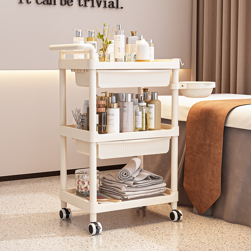 美容院专用小推车皮肤管理移动手推置物架整形高级仪器手推工具车