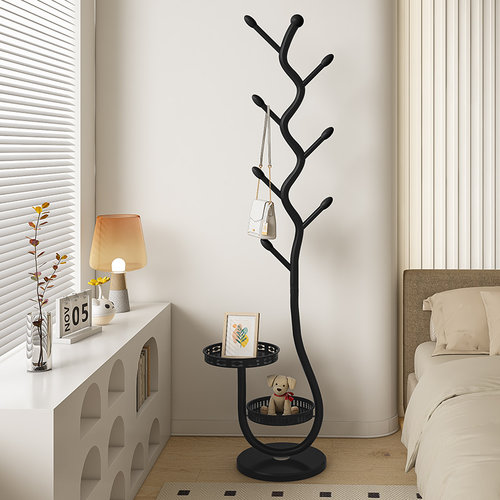 卧室轻奢挂衣架落地立式置物架子