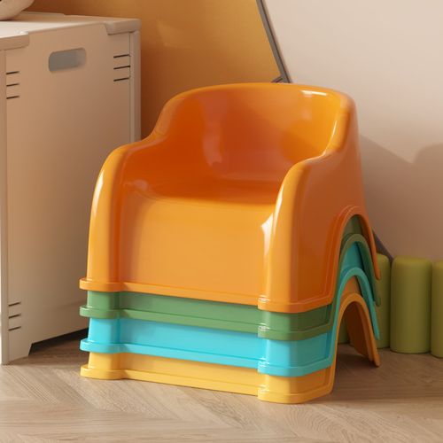 儿童塑料小凳子家用婴儿靠背椅