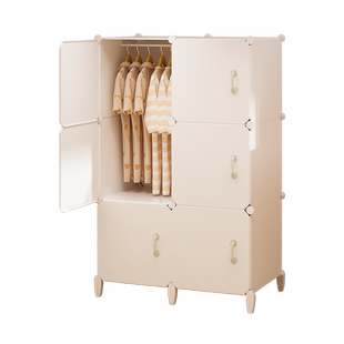 简易衣柜家用卧室出租屋小型儿童收纳柜单人宿舍储物柜子结实耐用