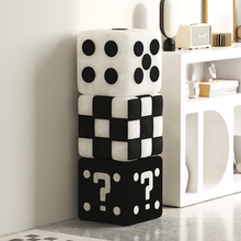 换鞋凳奶油风小凳子家用客厅儿童小板凳结实耐用实木矮凳久坐不累