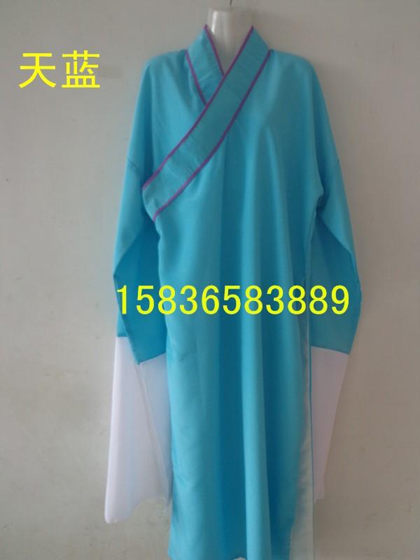 包邮表演 戏曲服装舞台演出服装古装素小生褶子 素小生衣