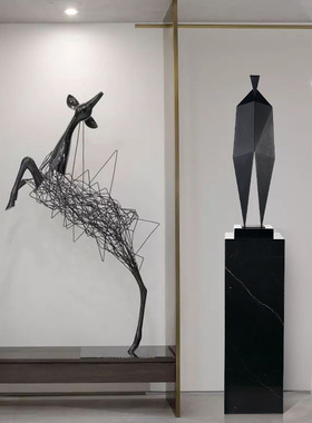 可定制创意抽象人物雕塑摆件