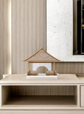 可定制创意宝塔雕塑摆件样板房间