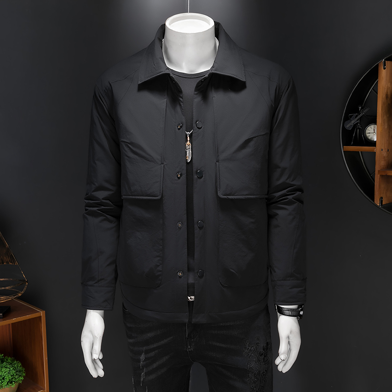 2025冬装男士翻领羽绒服白鸭绒防寒休闲外套301P195,男装羽绒服,电商D260 2025冬装男士翻领羽绒服白鸭绒防寒休闲外套301P195,男装羽绒服,电商D260