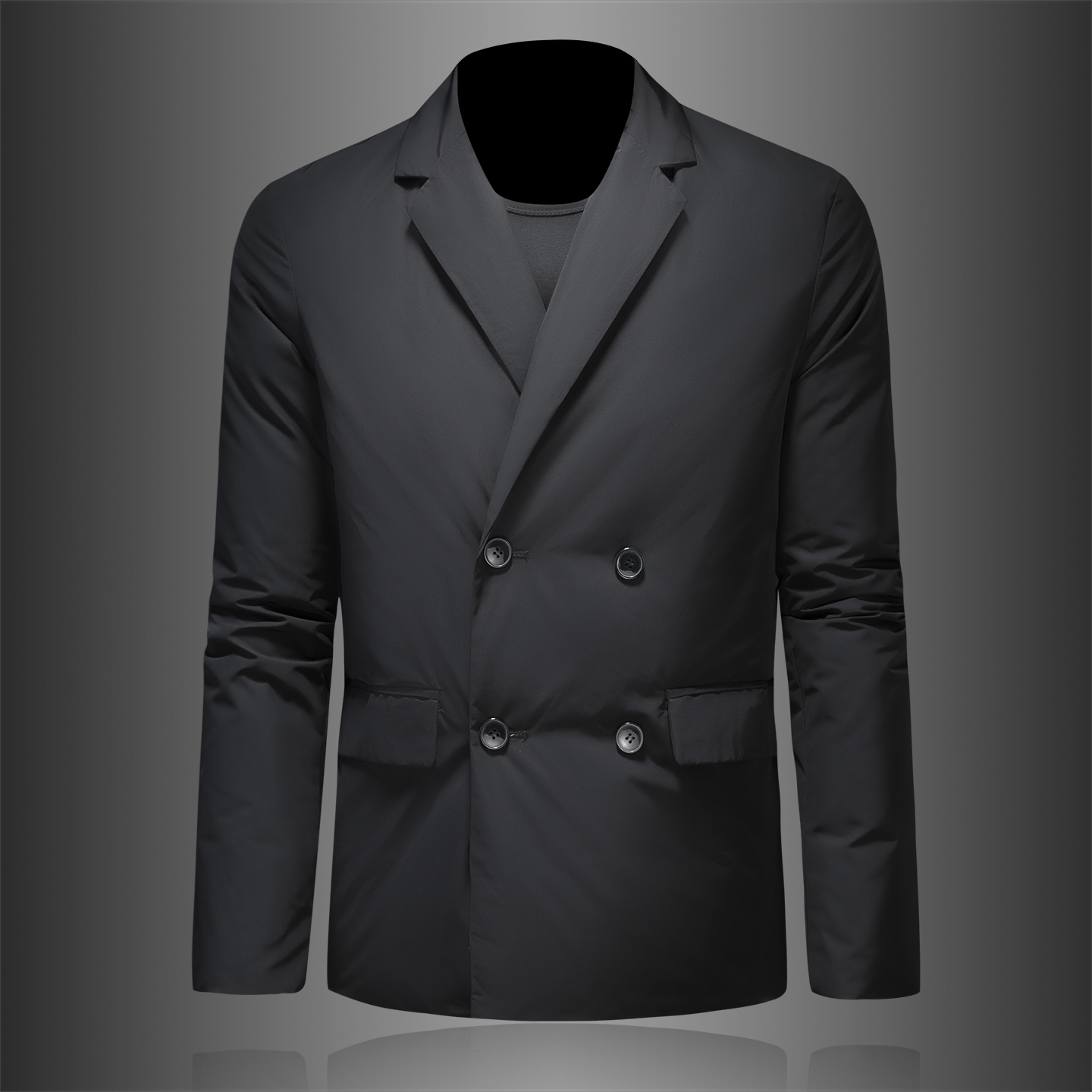 2025冬季新款标90白鸭绒羽绒服男士商务休闲外套6639P265，男装羽绒服，电商D260