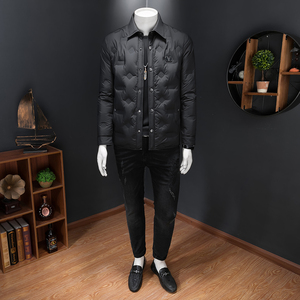 2025冬装新品男士短款羽绒服90白鸭绒休闲保暖外套6666P235图片