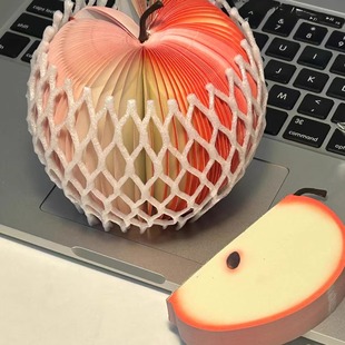 创意礼品水果便签本可撕3D立体苹果草莓梨子造型学生便利留言条