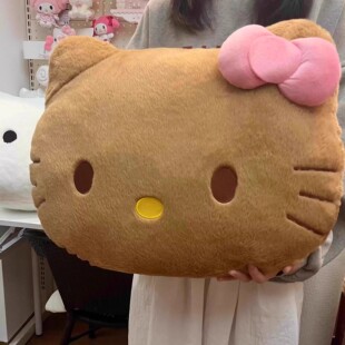 kt抱枕可爱卡通毛绒玩偶公仔凯蒂猫靠枕靠垫女办公室午睡枕头