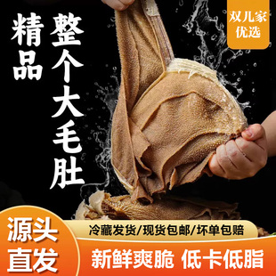 整个毛肚新鲜带一大底板牛黑千层新鲜牛百叶家用5斤火锅食材凉拌