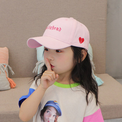 儿童棒球帽女童夏季遮阳帽防晒帽