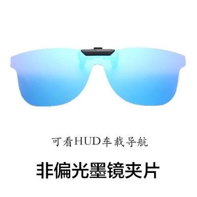 非偏光墨镜夹片看液晶显示hud