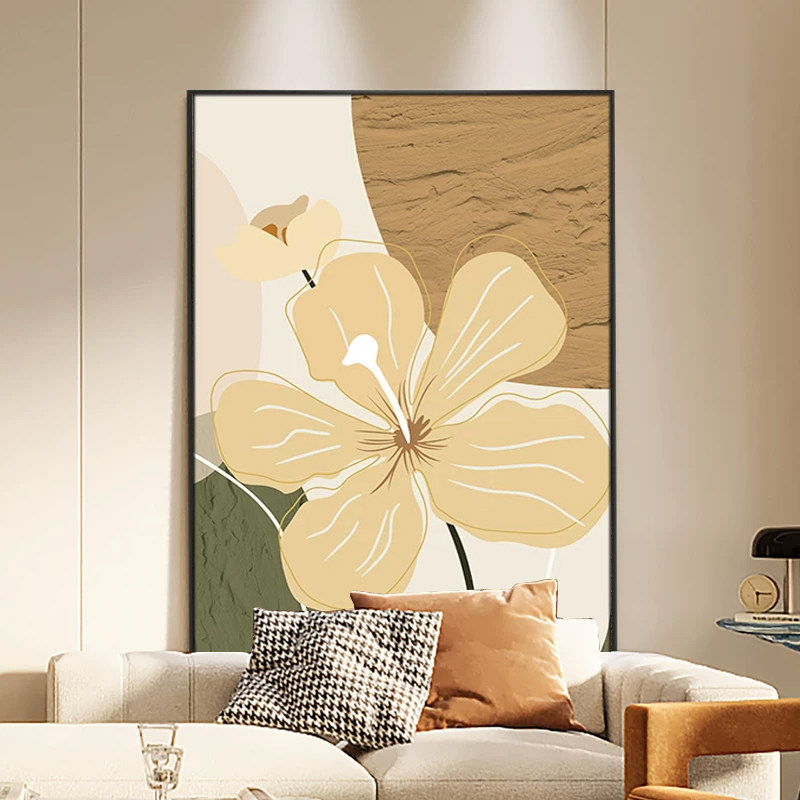 北欧绿植奶油风文艺客厅沙发背景墙原木风装饰画森系花卉挂画壁画,家居饰品,现代装饰画,淘宝优惠券,粉丝福利购,淘宝优惠卷