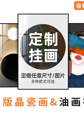 来图定制客厅沙发背景墙玄关卧室餐厅走廊过道酒店民宿装饰画挂画