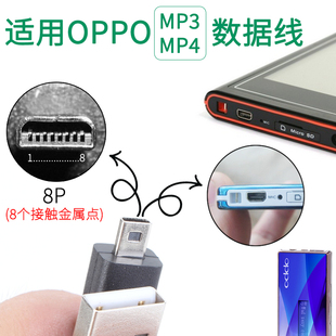 oppomp3数据线mp4充电线s9k随身听音乐下载播放器usb口D29H充电器