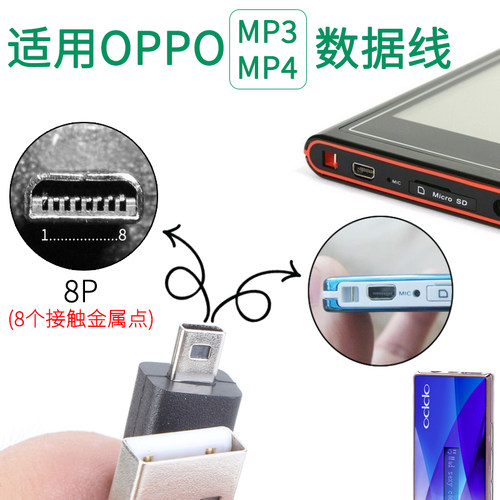 仅适用OPPOMP3MP4数据线充电线