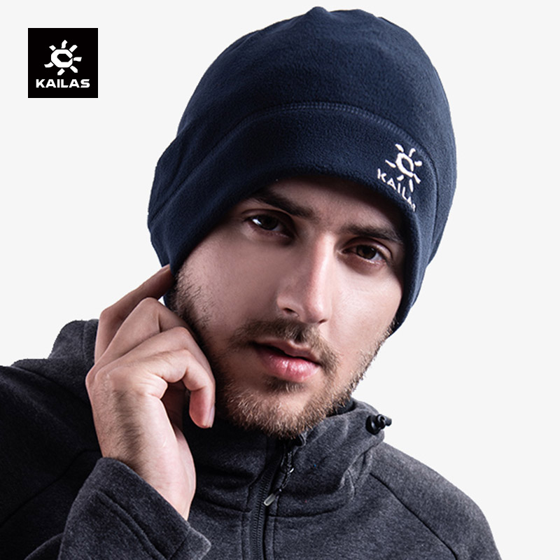 凯乐石新款防风保暖抓绒帽