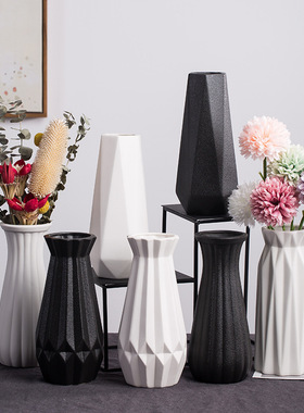 北欧ins风感陶瓷花瓶客厅摆件