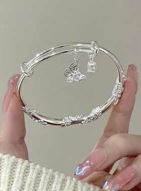 2026新款蝴蝶学生手镯繁花似锦手镯女送妈妈情人节礼物