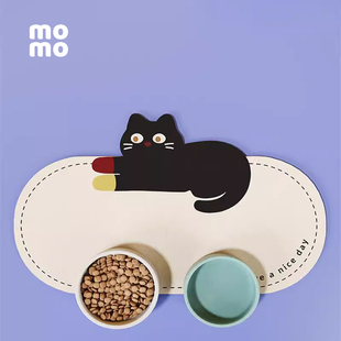 宠物专用餐垫不沾毛耐脏可擦猫咪猫碗防溢出吃饭垫子免洗好打理