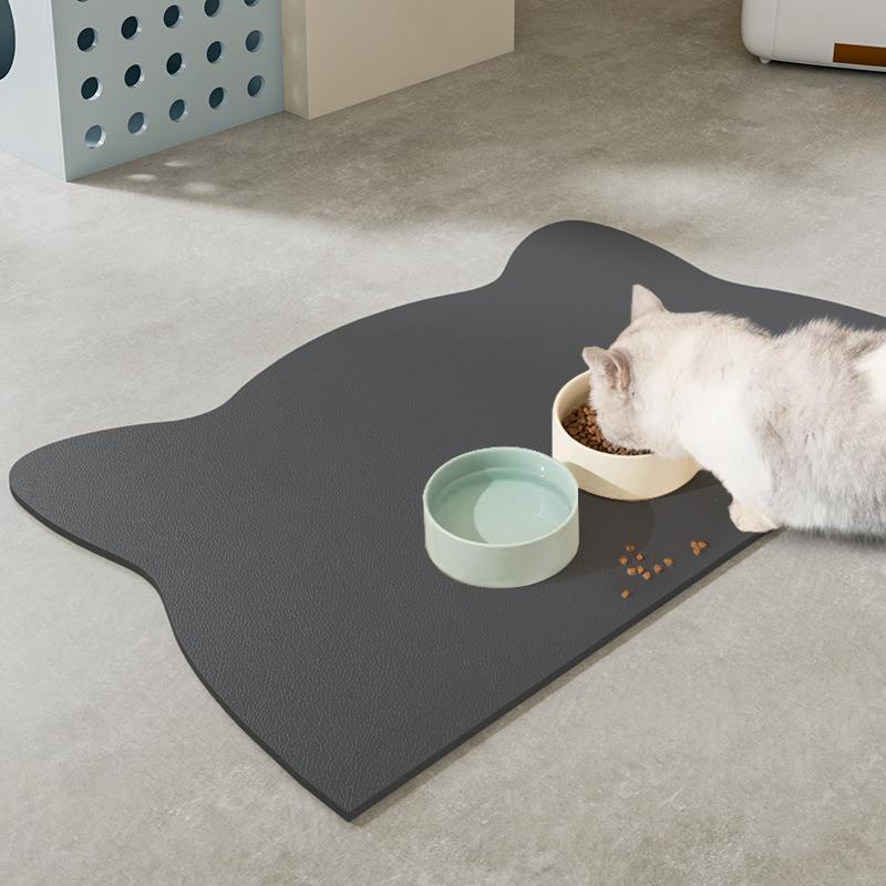 宠物餐垫防滑吸水地垫猫咪狗狗猫用吃饭垫子防漏防洒可爱猫垫子图片