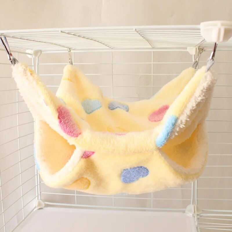 蜜袋鼯窝窝悬挂小宠睡窝睡袋吊窝仓鼠吊床花枝鼠豚鼠躲避窝糖果色