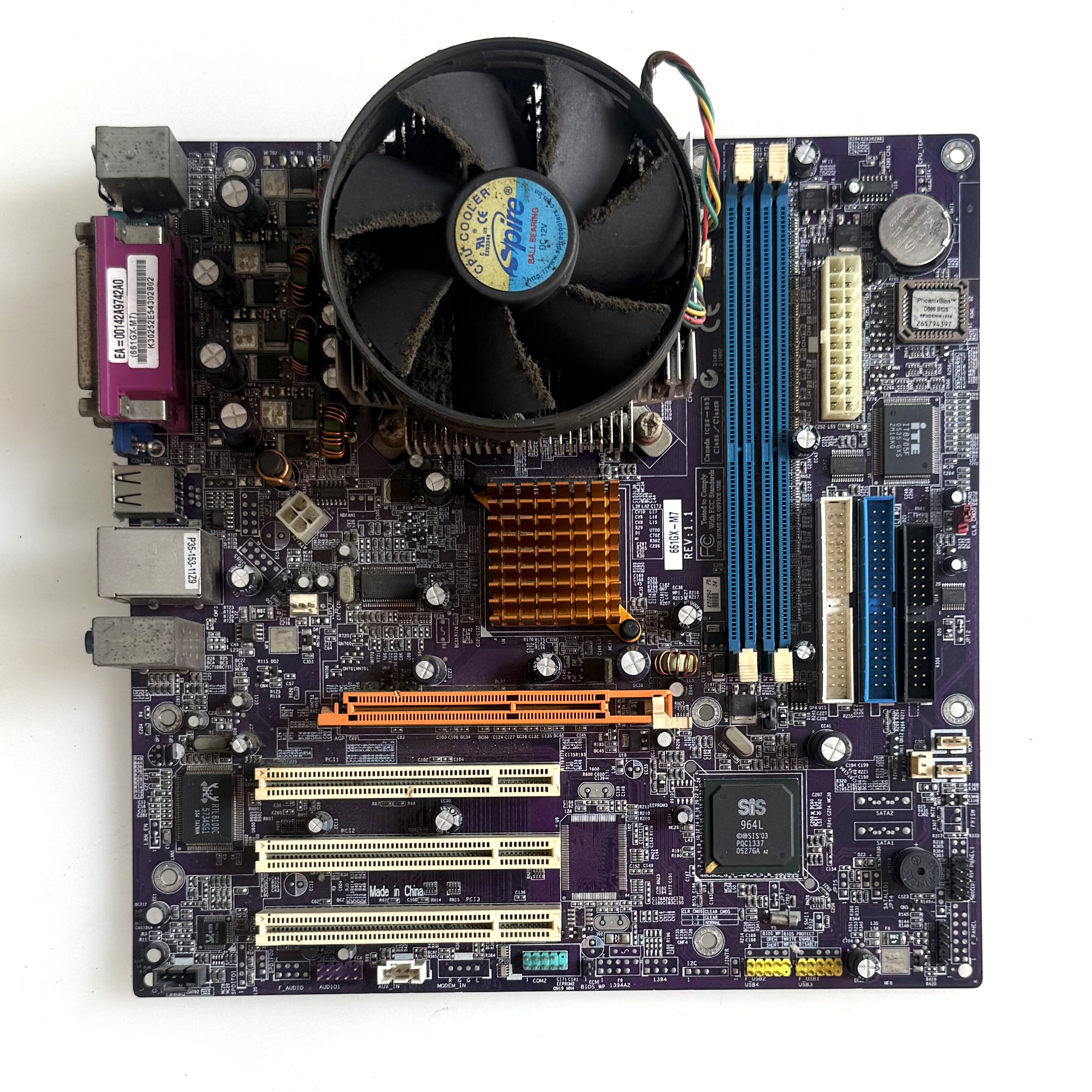 精英 661GX-M7主板661FX-M7精英865 775 DDR集成 661GX 主板