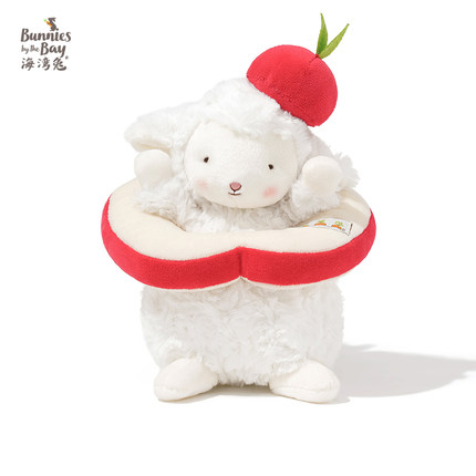 海湾兔bunnies 小羊毛绒玩具苹果面包公仔安抚娃可爱玩偶生日礼物