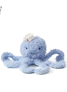 海湾兔Bunnies 章鱼好朋友海洋大玩偶可爱毛绒玩具抱睡安抚娃公仔