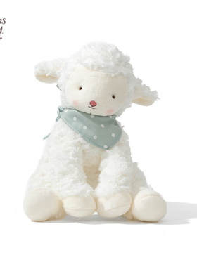 Bunnies By The Bay可爱坐姿小羊公仔毛绒玩具生日礼物玩偶海湾兔